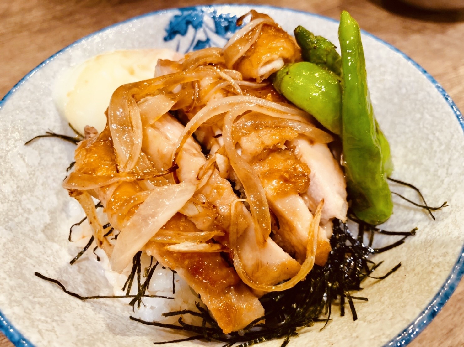 鳥の照り焼き丼